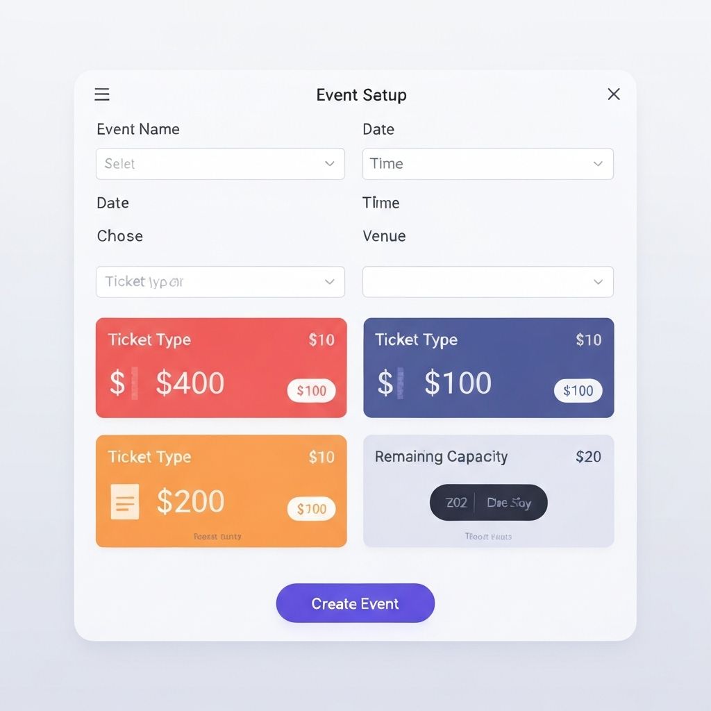 Event Setup Interface